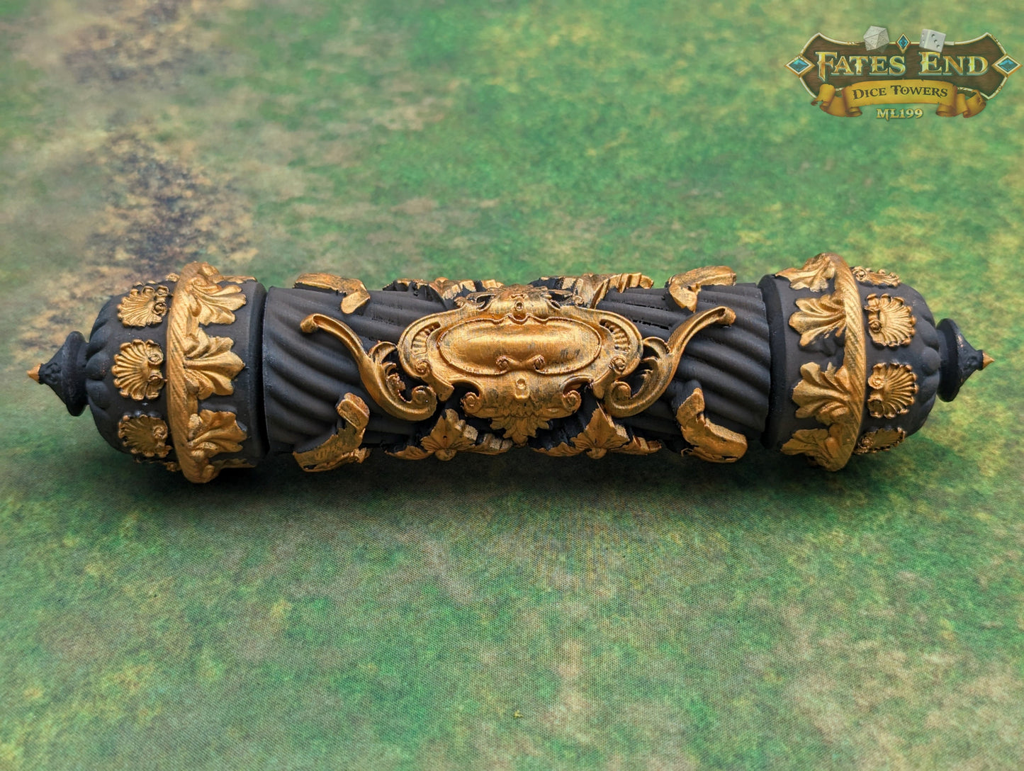 Scroll Case 3D Printed Dice Jail | RPG Dice Vault | D20 Storage Box | Player Gift - Fate's End Furhaven Collection - Enchanting secrets!