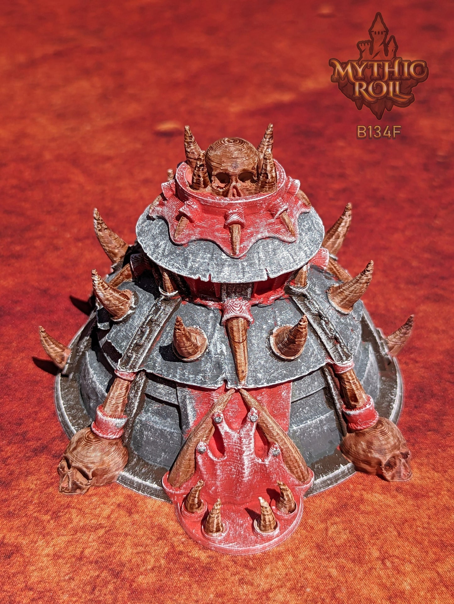 Barbarian Class 3D Printed Dice Jail | Mythic Roll by Unchained Games | DnD Player Gift | D20 Dice Vault | - Unleash the fury!
