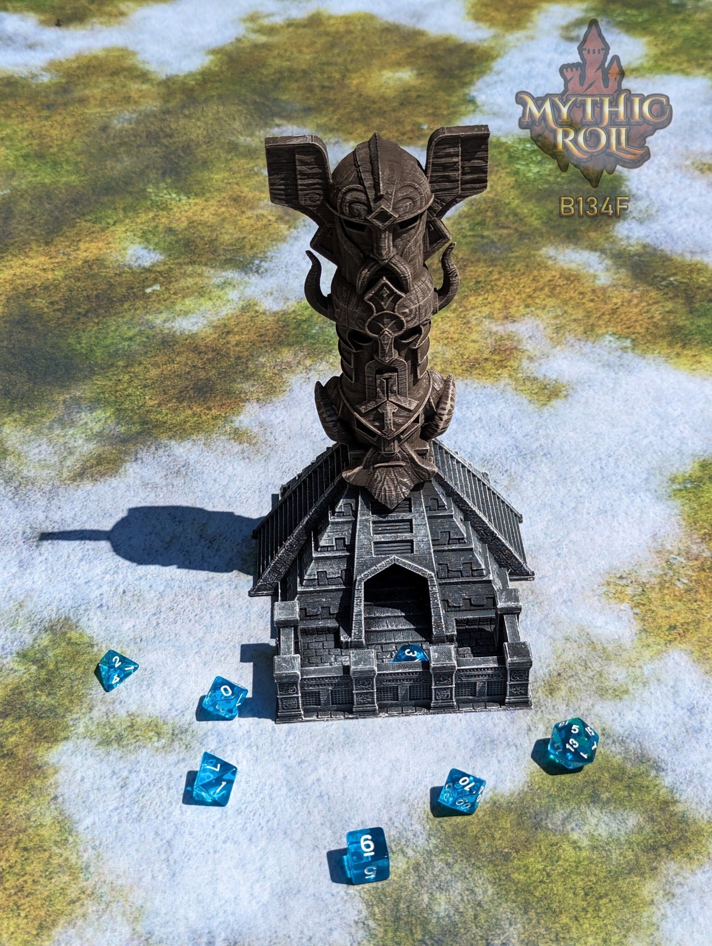 Encesti Aztec / Viking Dice Tower-Mythic Roll-Unchained Games