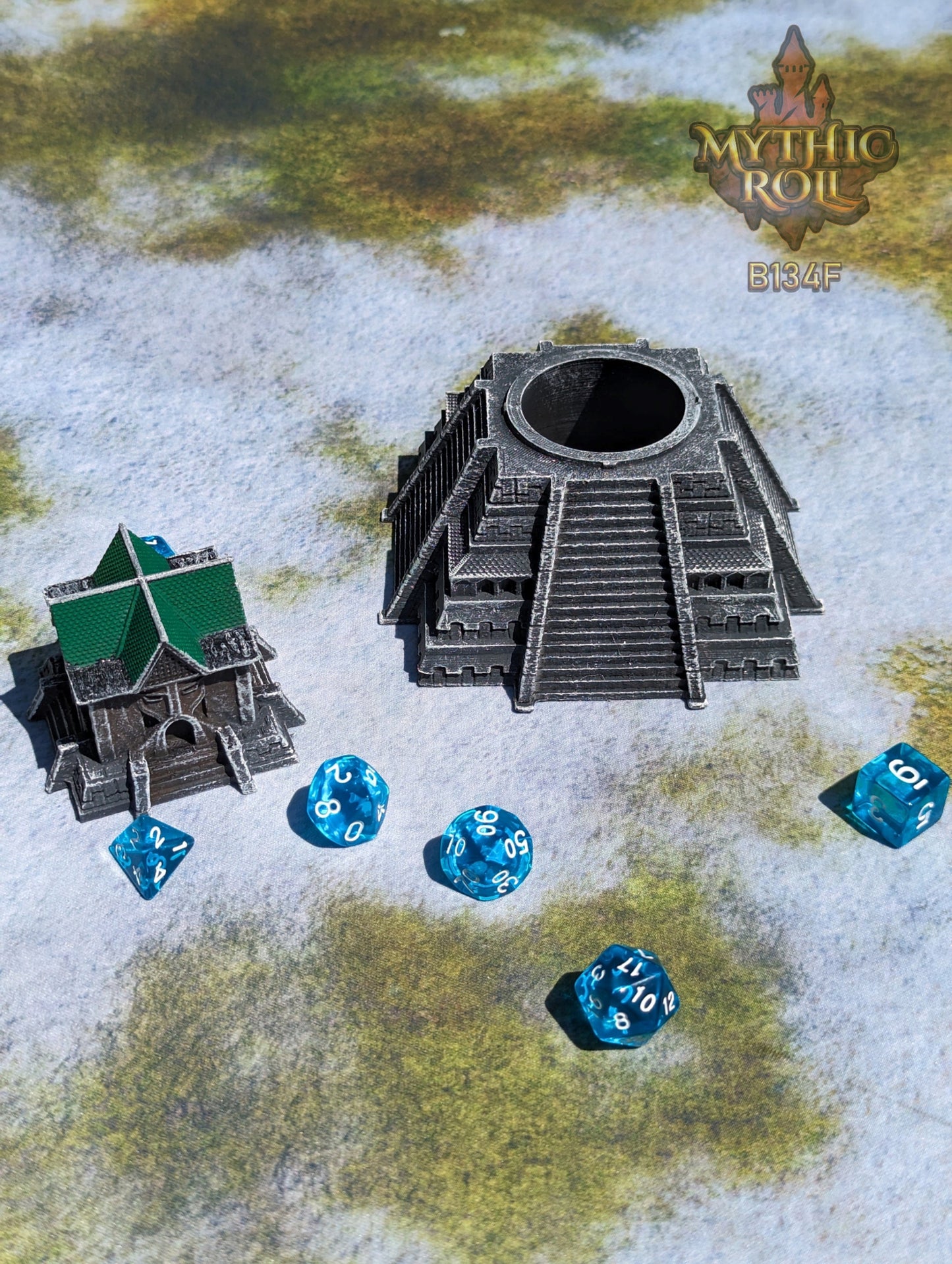 Gorr's Howl 3D Printed Dice Jail | RPG Dice Vault | D20 Storage Box | Dice Bag - Player Gift - Mythic Roll Collection by Unchained Games.