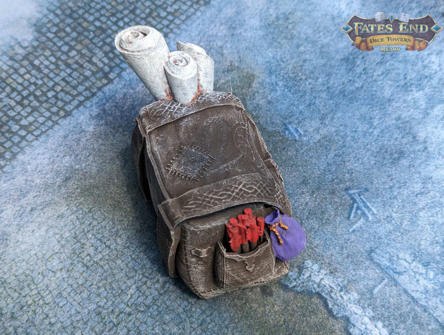 Rogue Pack 3D Printed Dice Jail | RPG Dice Vault | D20 Box | Player Gift - Fate's End Collection - Keep your mischievous dice in check!
