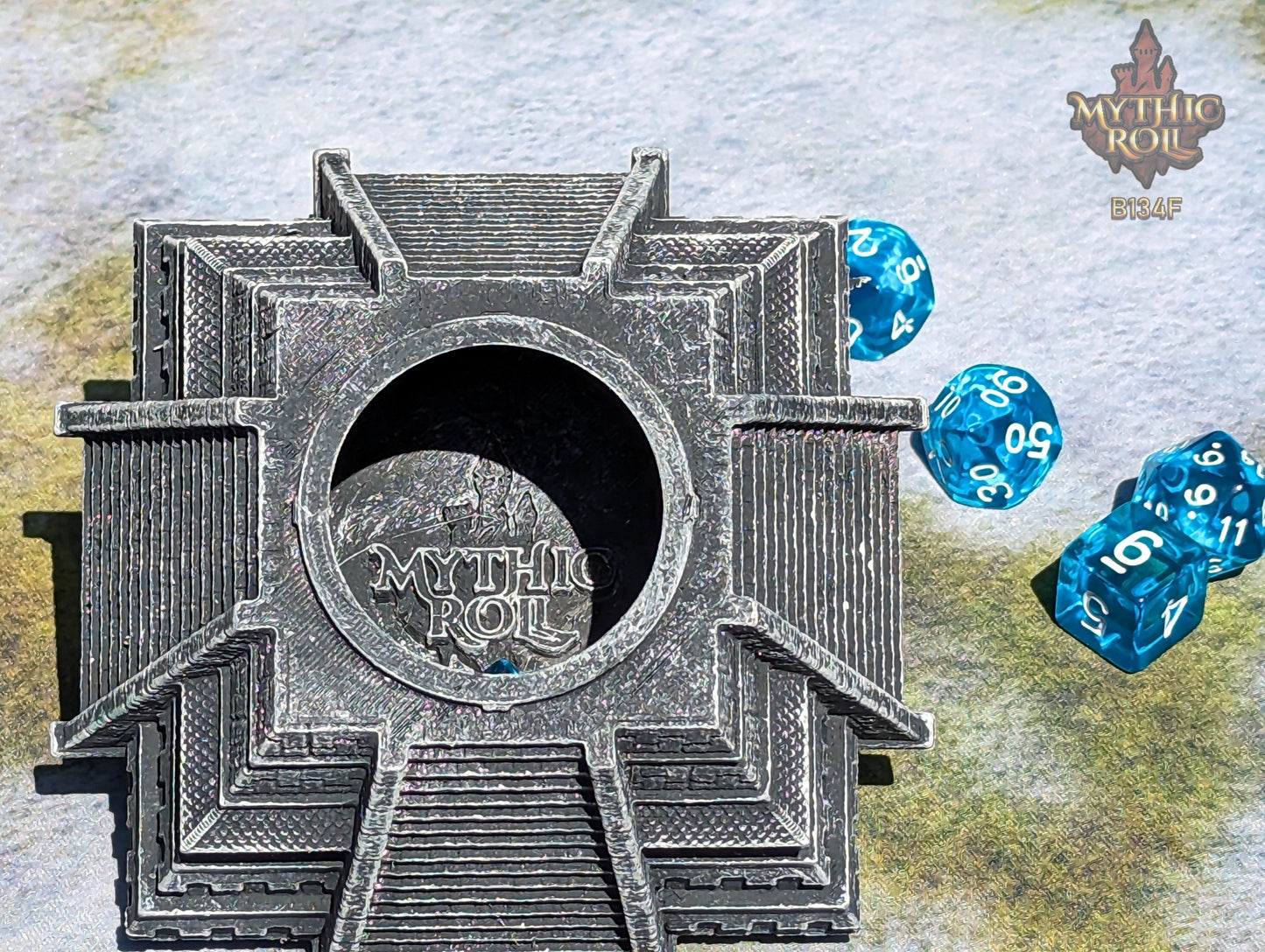 Gorr's Howl 3D Printed Dice Jail | RPG Dice Vault | D20 Storage Box | Dice Bag - Player Gift - Mythic Roll Collection by Unchained Games.
