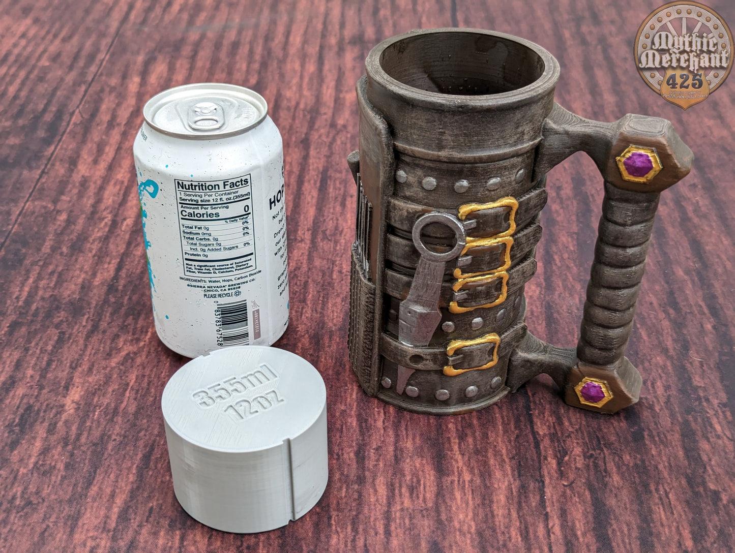 Rogue-Thief Mythic Mug Dice Vault & Can Holder- Mythic Mugs- Ars Moriendi 3D- Unleash Devious Delights!