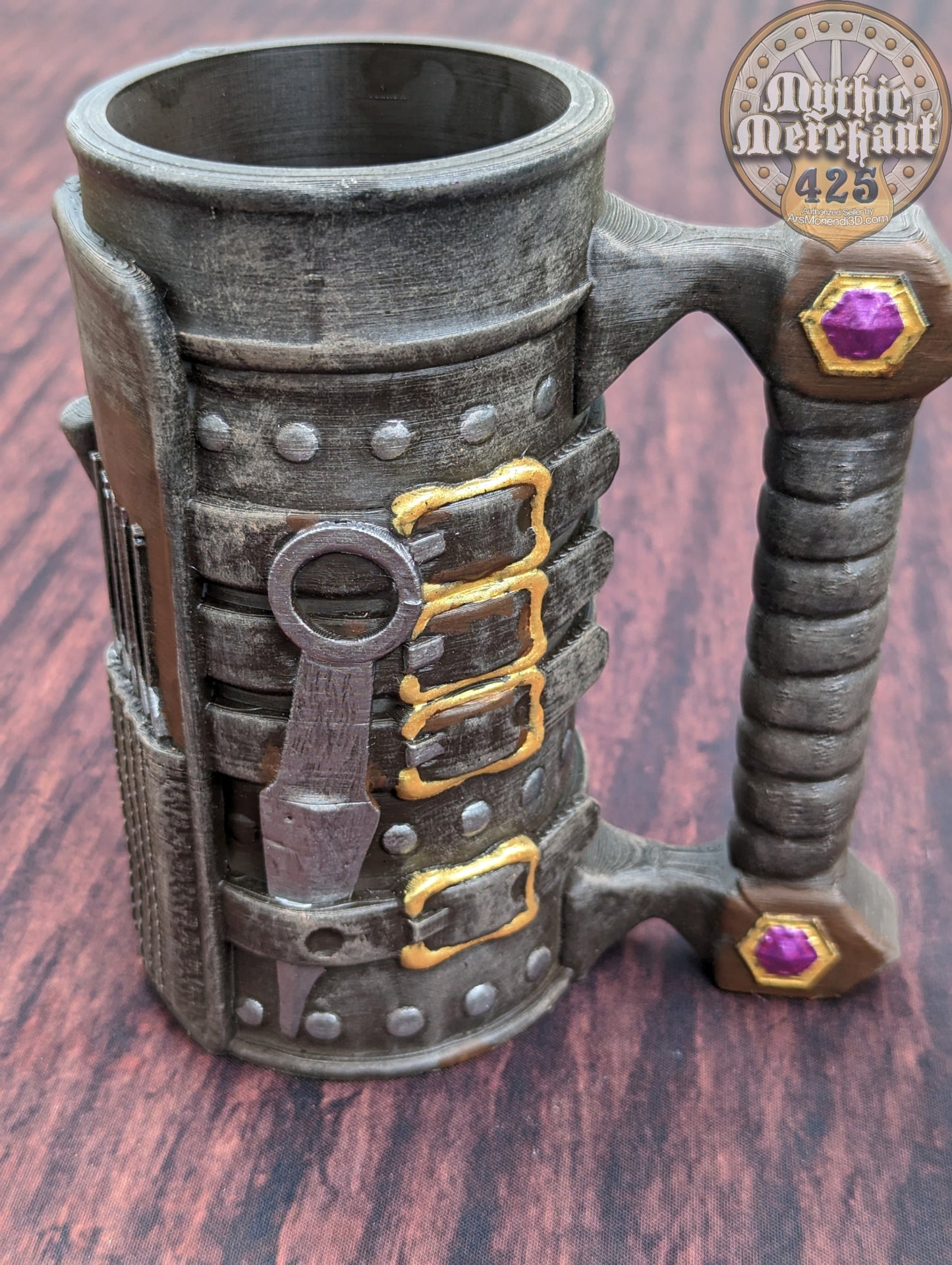 Rogue-Thief Mythic Mug Dice Vault & Can Holder- Mythic Mugs- Ars Moriendi 3D- Unleash Devious Delights!