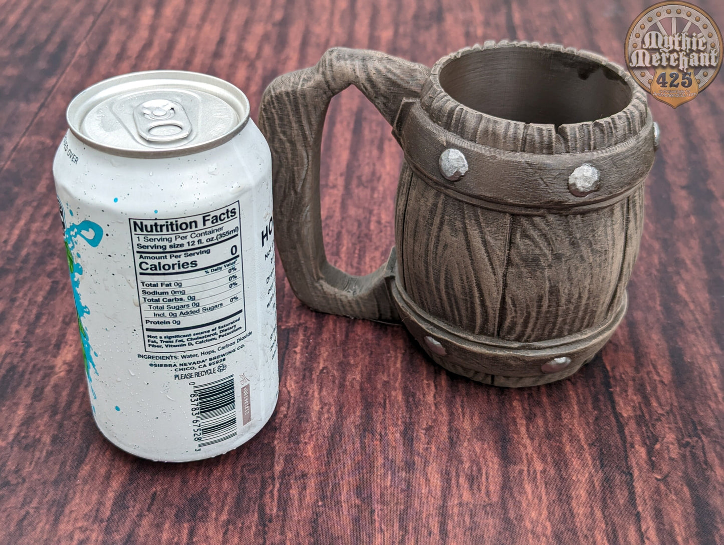 Tavern Style 3D Printed Can Holder- Mythic Mugs Collection by Ars Moriendi 3D- Quench Your Thirst for Adventure!
