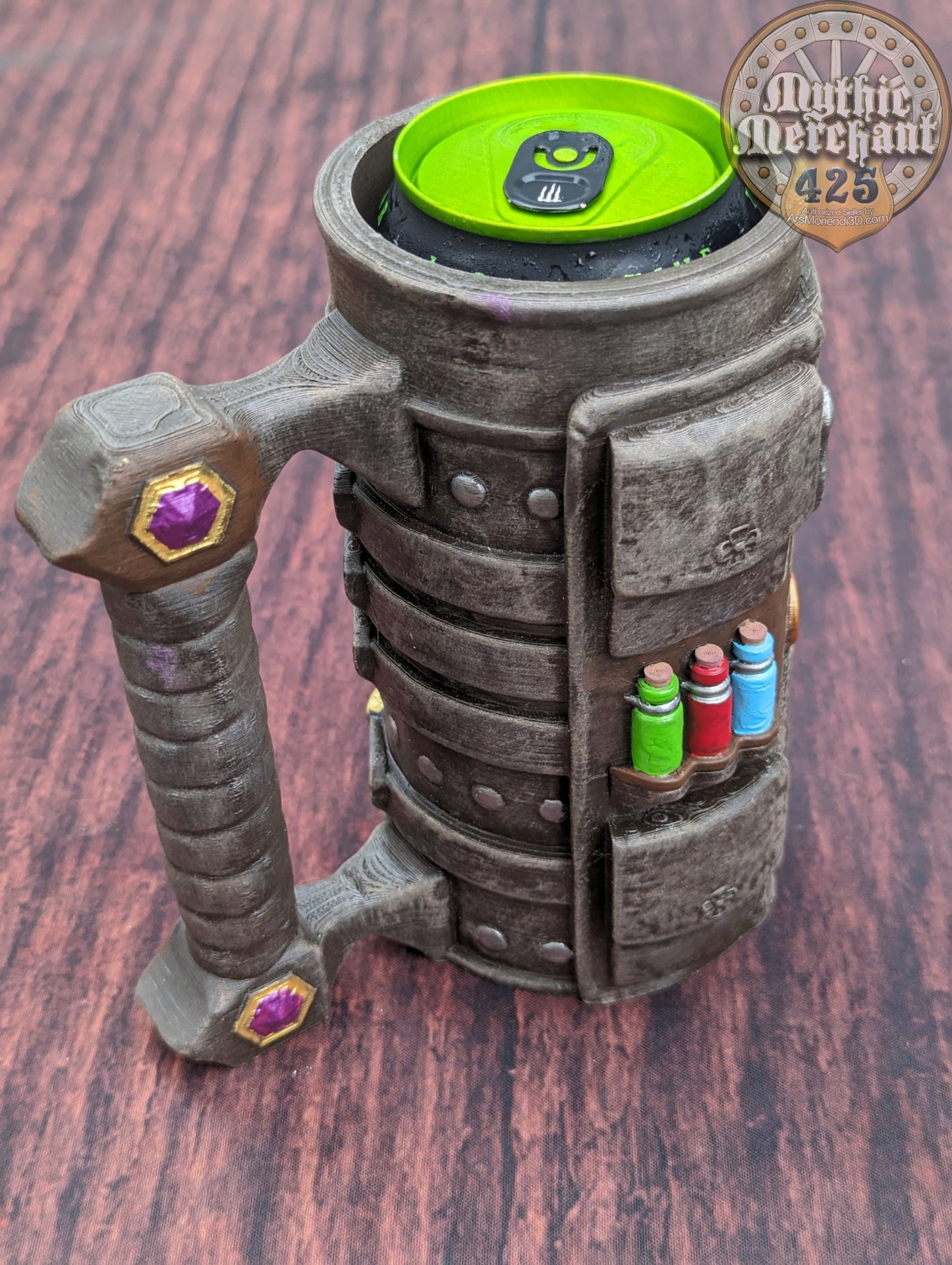 Rogue-Thief Mythic Mug Dice Vault & Can Holder- Mythic Mugs- Ars Moriendi 3D- Unleash Devious Delights!