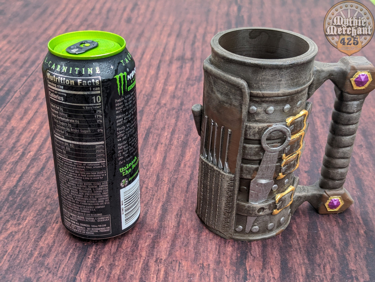 Rogue-Thief Mythic Mug Dice Vault & Can Holder- Mythic Mugs- Ars Moriendi 3D- Unleash Devious Delights!