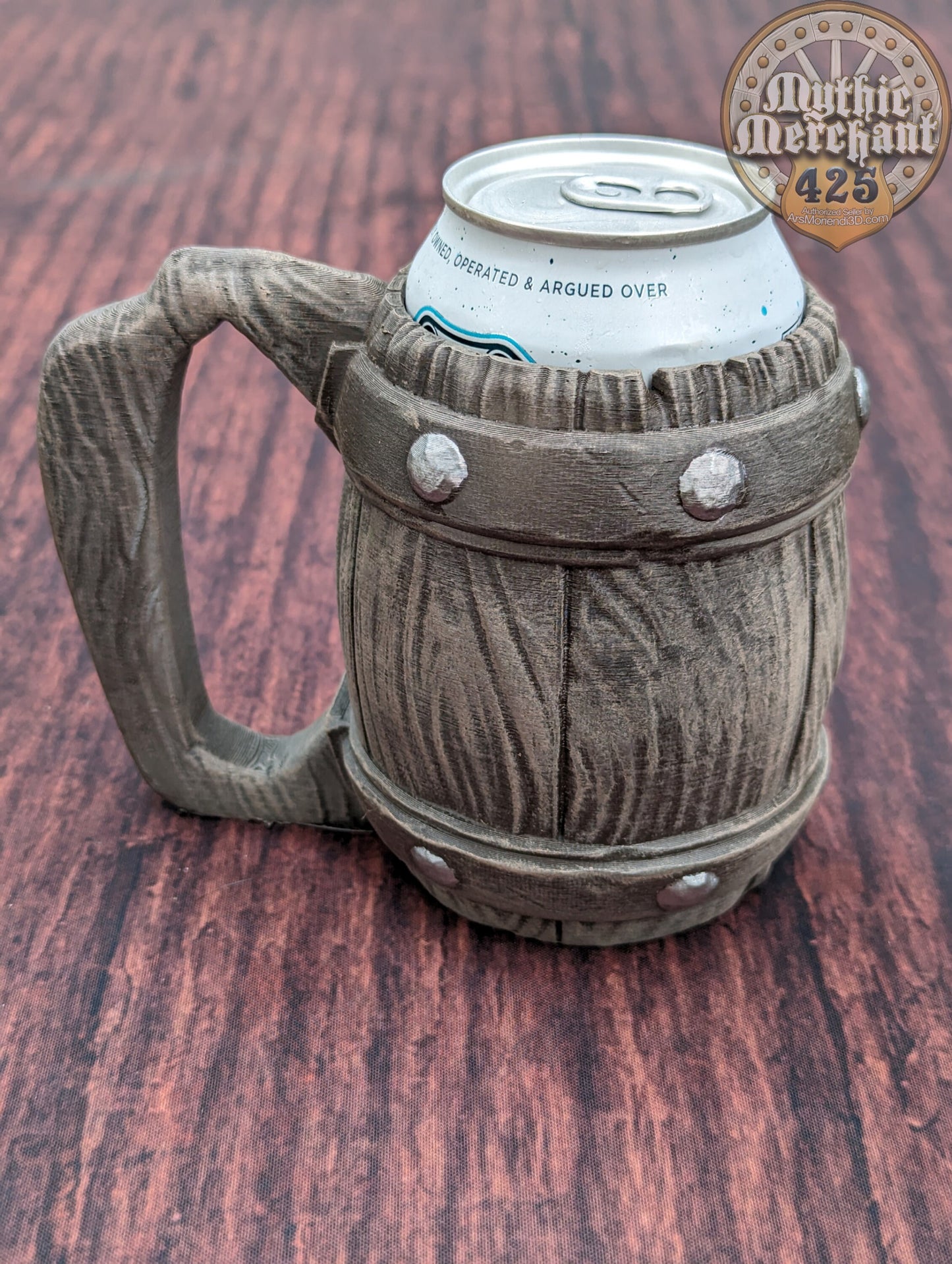 Tavern Style 3D Printed Can Holder- Mythic Mugs Collection by Ars Moriendi 3D- Quench Your Thirst for Adventure!