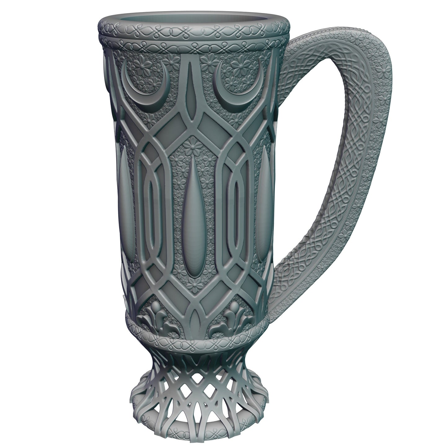 Elven 3D Printed Can Holder| Koozie | Elf Mug Stein | Mythic Mugs Collection by Ars Moriendi 3D- Embrace the Elegance of Elven Enchantment!