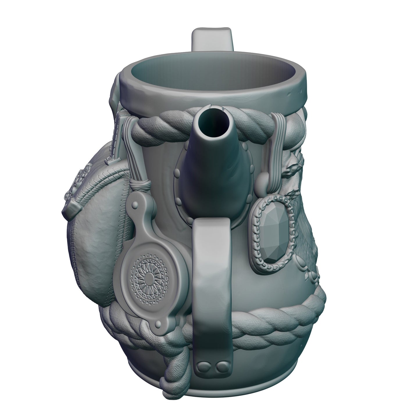 Gnome 3D Printed Can Holder- Mythic Mugs Collection by Ars Moriendi 3D- Embrace the Whimsy of the Gnomes!