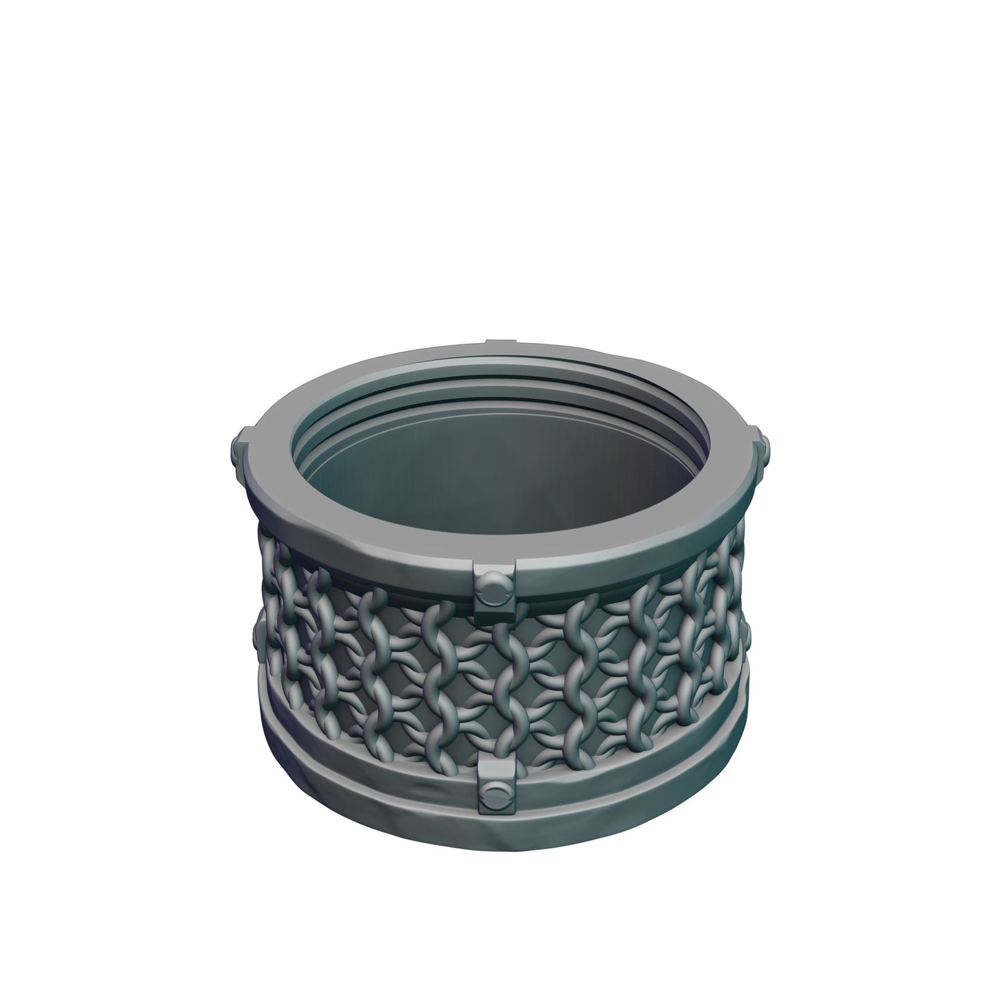 Fighter 3D Printed Dice Vault | Dice Jail | DnD Can Holder | Table Coaster | Mythic Mugs by Ars Moriendi 3D- Arm Yourself for Glory!