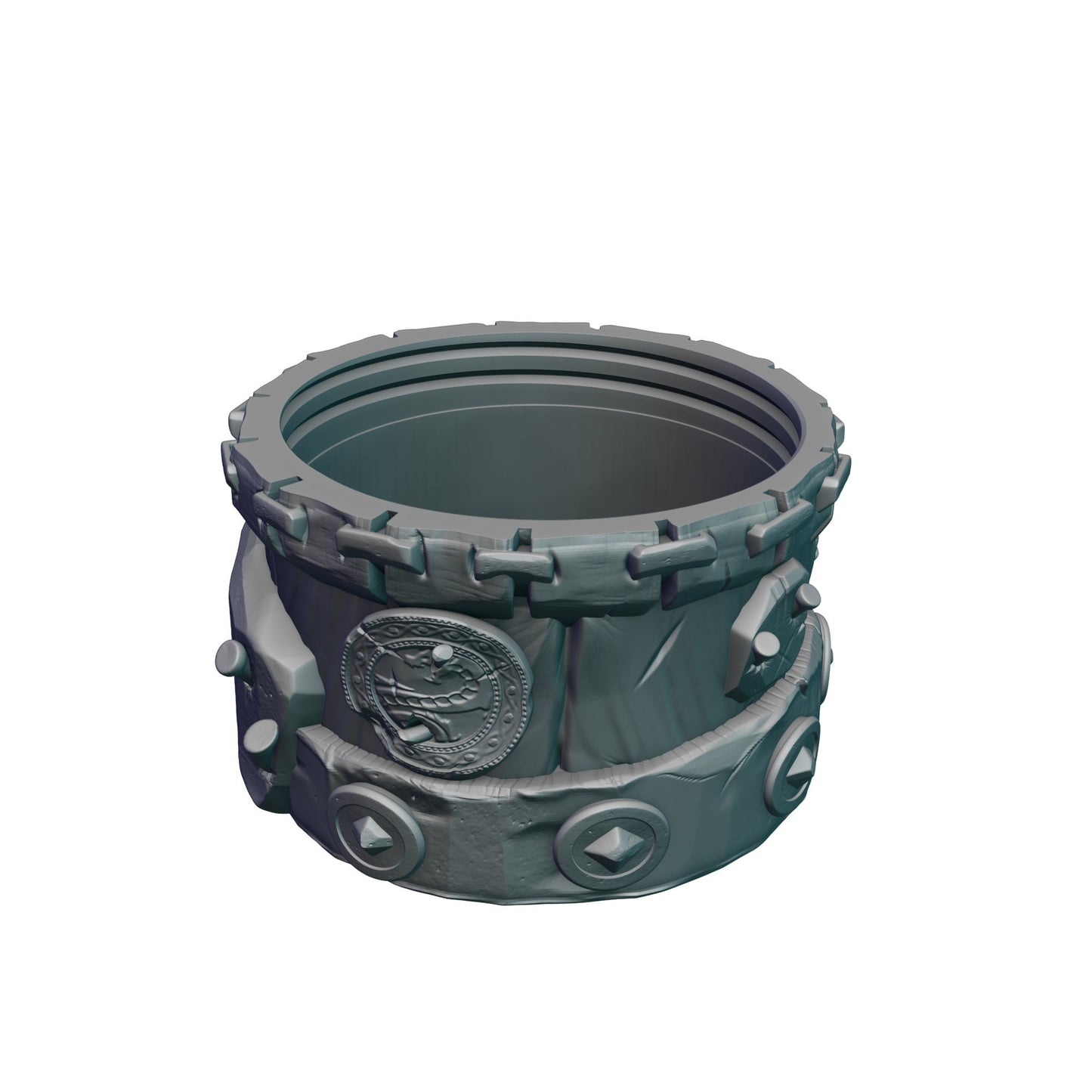 Orc 3D Printed Dice Jail | Fantasy Table Coaster | Goblin Dice Box | DnD Player Gift | Mythic Mugs by Ars Moriendi 3D- Embrace Orcish Might!
