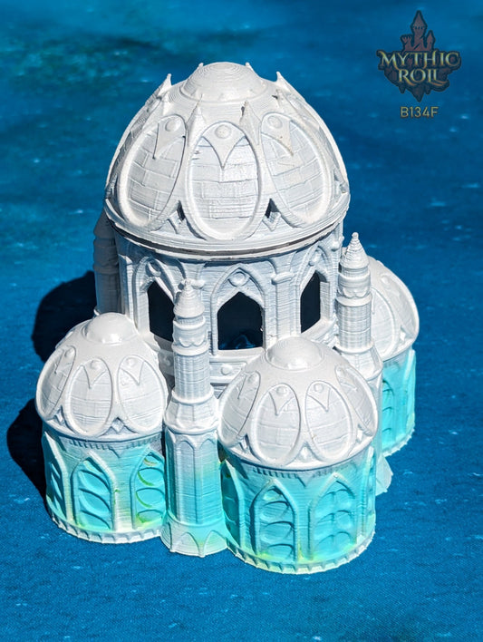 Siren 3D Printed Dice Vault - Mythic Roll Collection by Unchained Games | RPG Dice Jail | D20 Dice Box | - Enchanted Depths of Timeless Seas