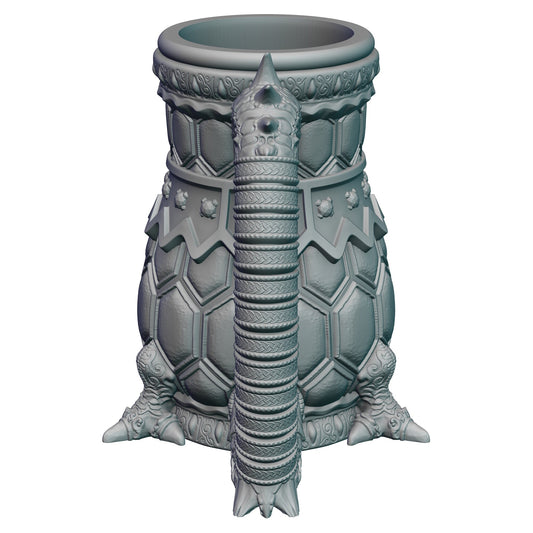 Dragon-Blooded 3D Printed Mythic Mug Stein | Tabletop RPG Gaming Cosplay - Dungeons and Dragon DnD D&D Wargaming | Koozie Can Holder