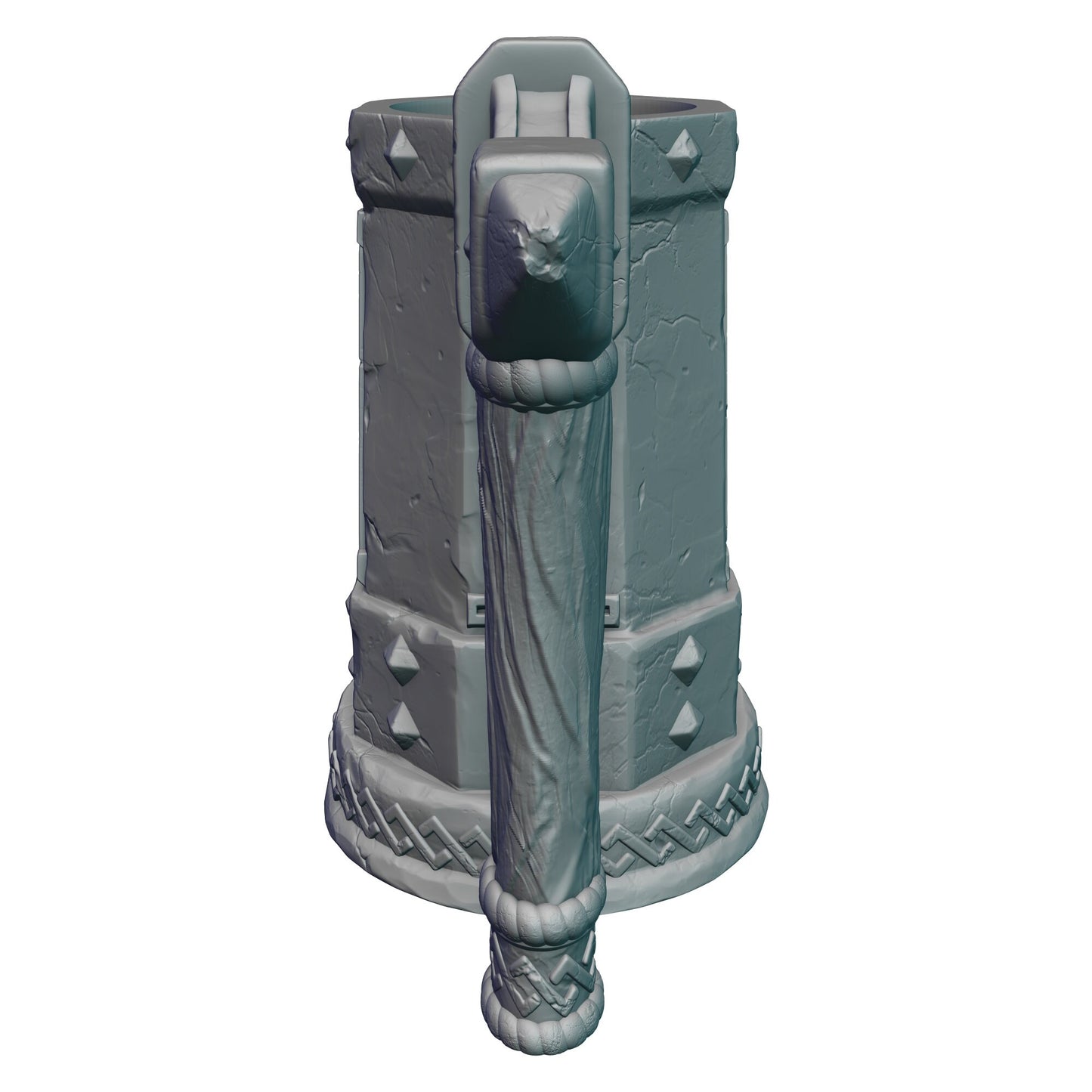 Dwarven 3D Printed Mythic Mug Drink Koozie | Dwarf Dice Vault | Mug Stein | Tabletop RPG Gaming Cosplay - Dungeons and Dragon DnD Wargaming