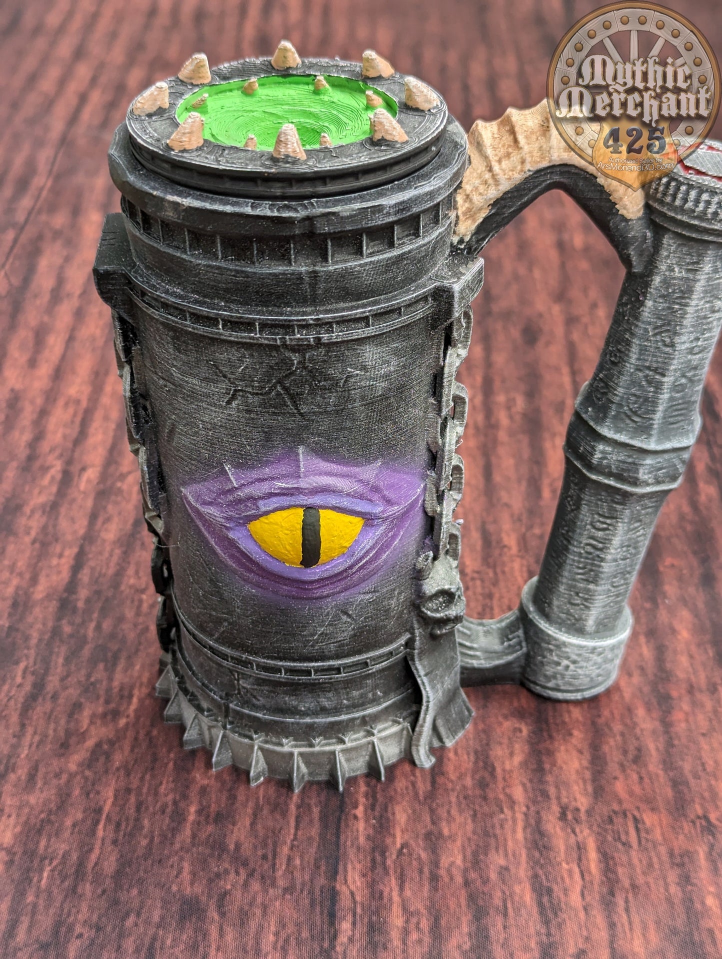 Warlock Mythic Mug Dice Vault & Can Holder- Mythic Mugs- Ars Moriendi 3D