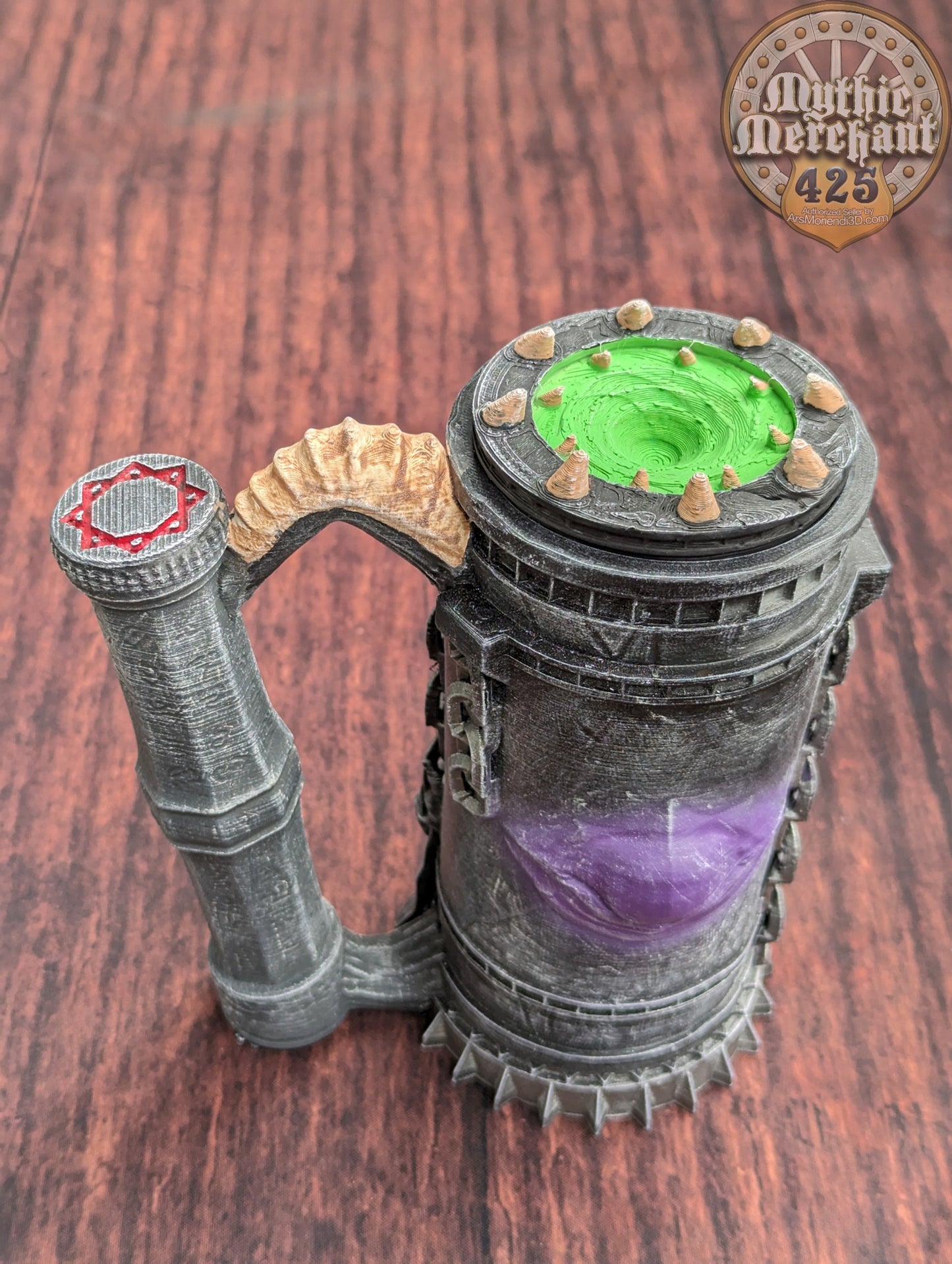 Warlock 3D Printed Can Holder- Mythic Mugs Collection by Ars Moriendi 3D- Unlock Mystic Secrets!
