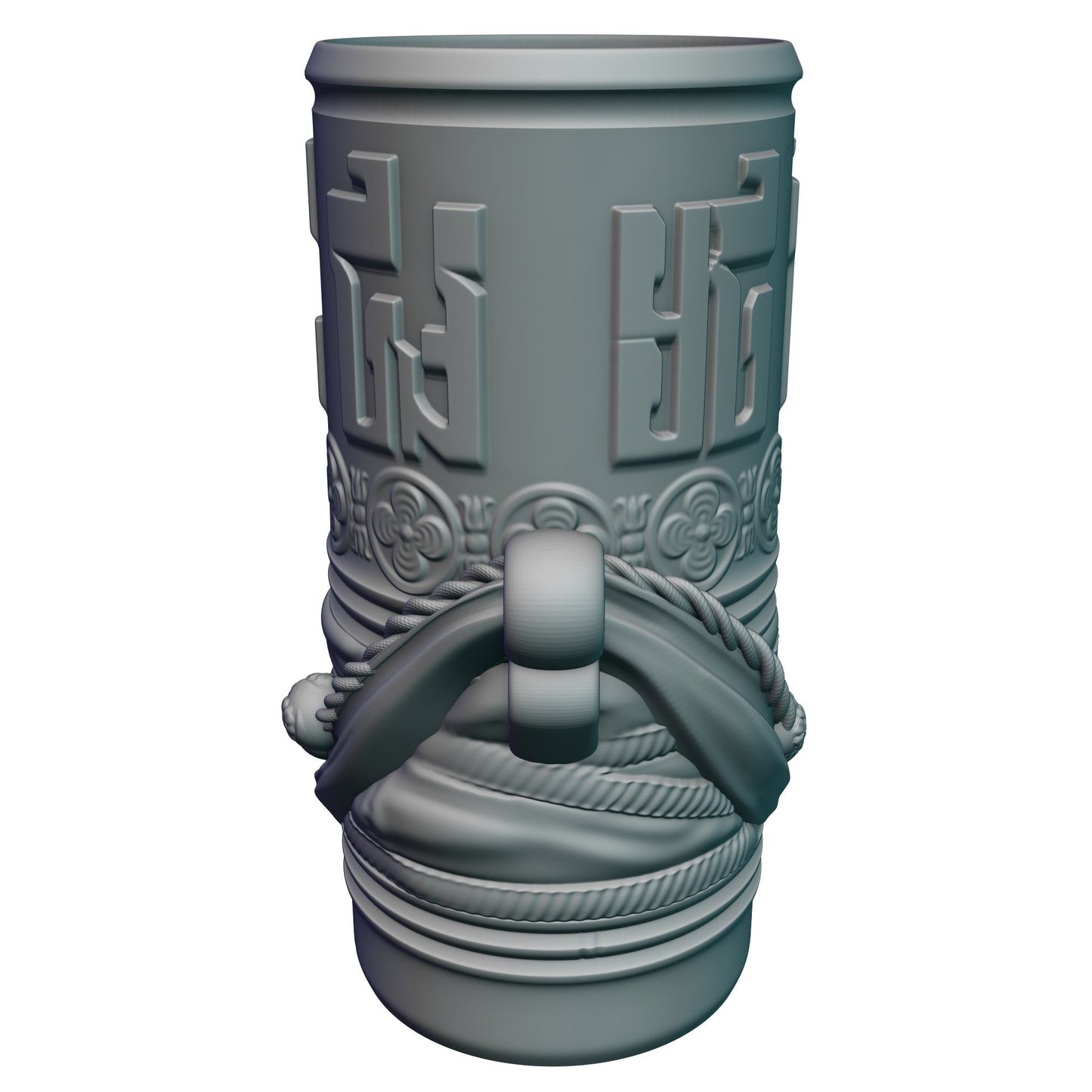 Monk 3D Printed Can Holder- Mythic Mugs Collection by Ars Moriendi 3D- Embrace the Tranquility!