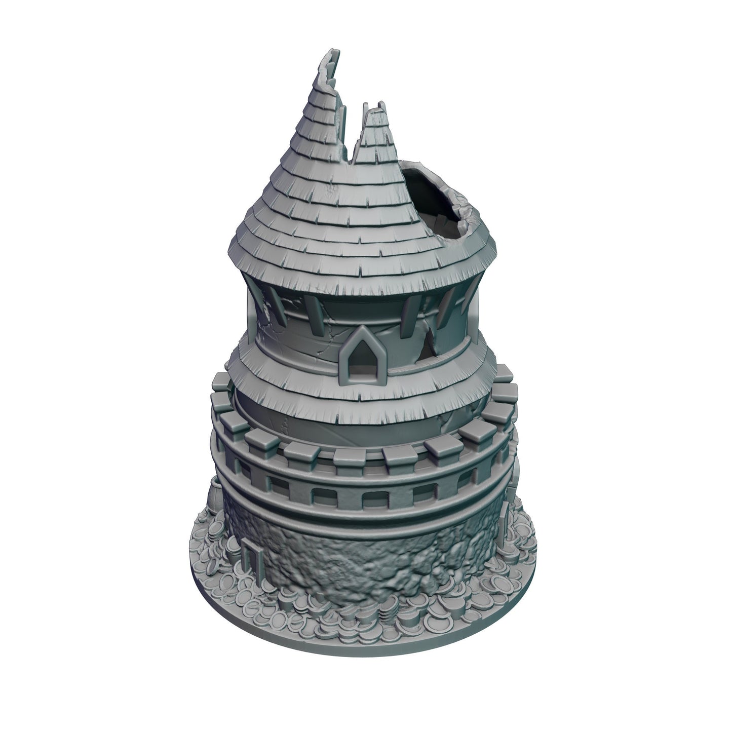 Dungeon Game Master 3D Printed Dice Jail | Dice Vault | Dice Box | Mythic Mugs by Ars Moriendi 3D - The Perfect Dungeon Master Gift!