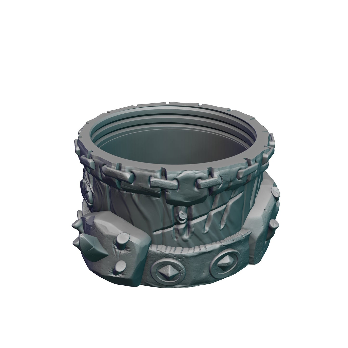 Orc 3D Printed Dice Jail | Fantasy Table Coaster | Goblin Dice Box | DnD Player Gift | Mythic Mugs by Ars Moriendi 3D- Embrace Orcish Might!