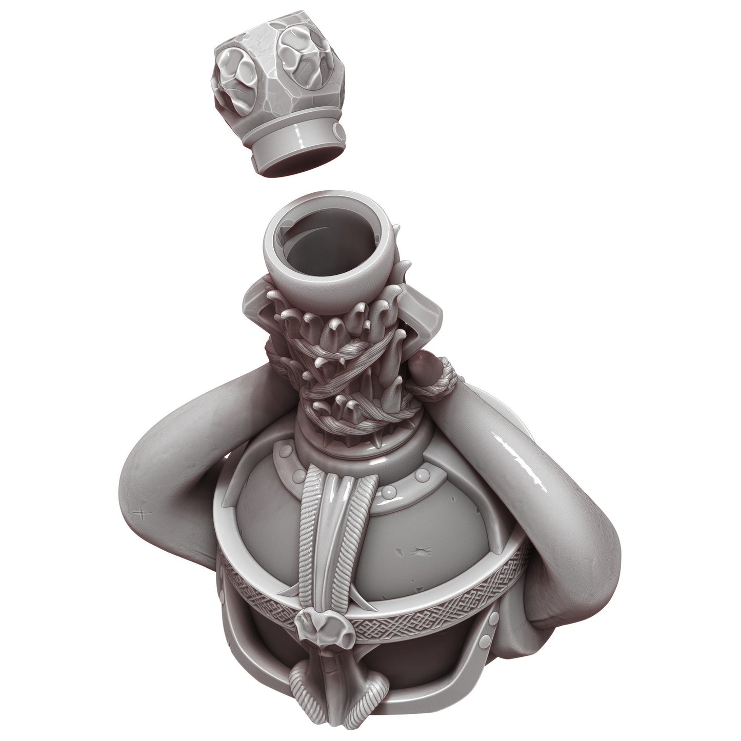 Frost Giant's Strength Potion 3D Printed Dice Jail | RPG Dice Vault | D20 Storage Box | Wargaming - Player Gift - Embrace Icy Power!