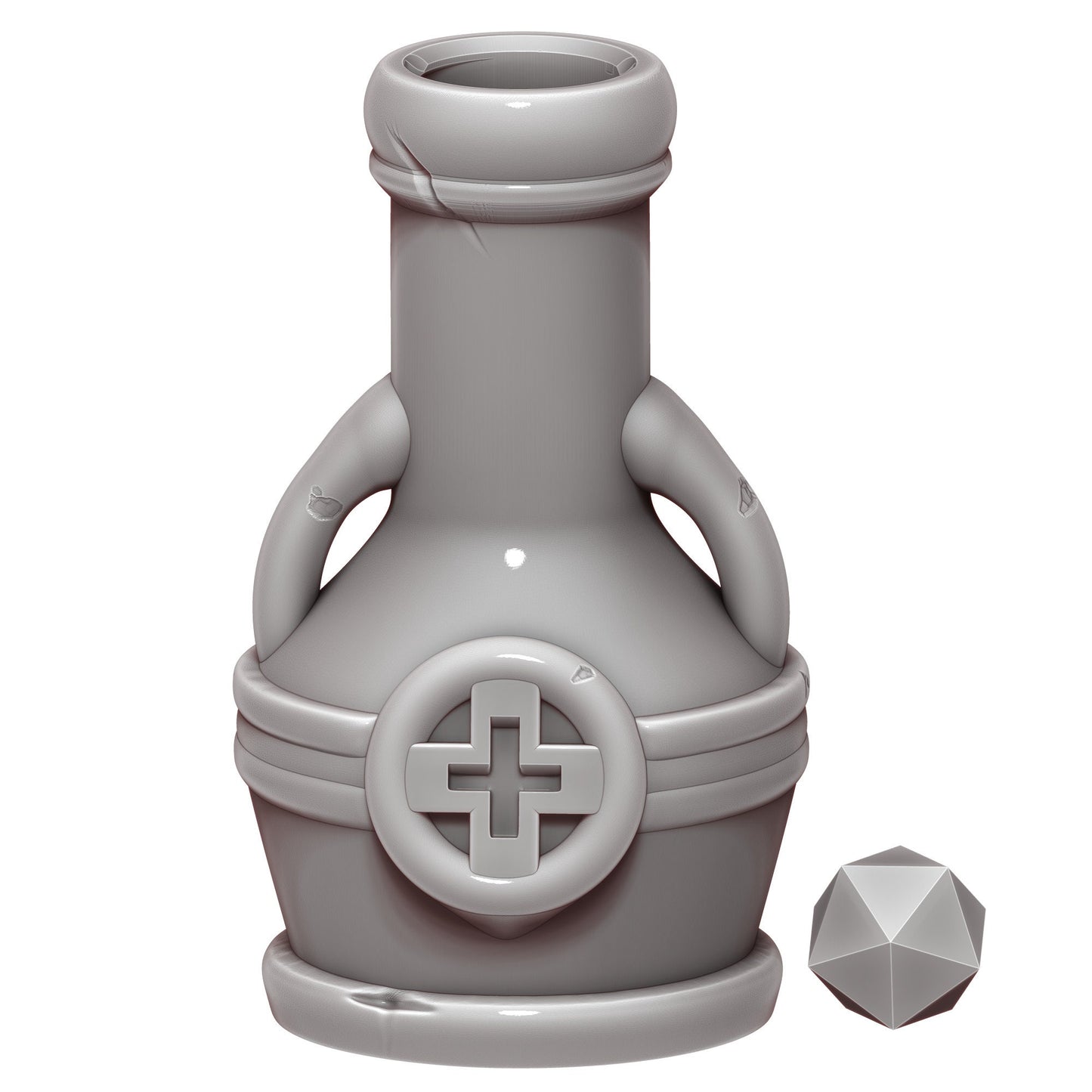 Health Potion 3D Printed Dice Jail | RPG Dice Vault | D20 Storage Box | Player Gift - Guard Dice with Healing Magic!