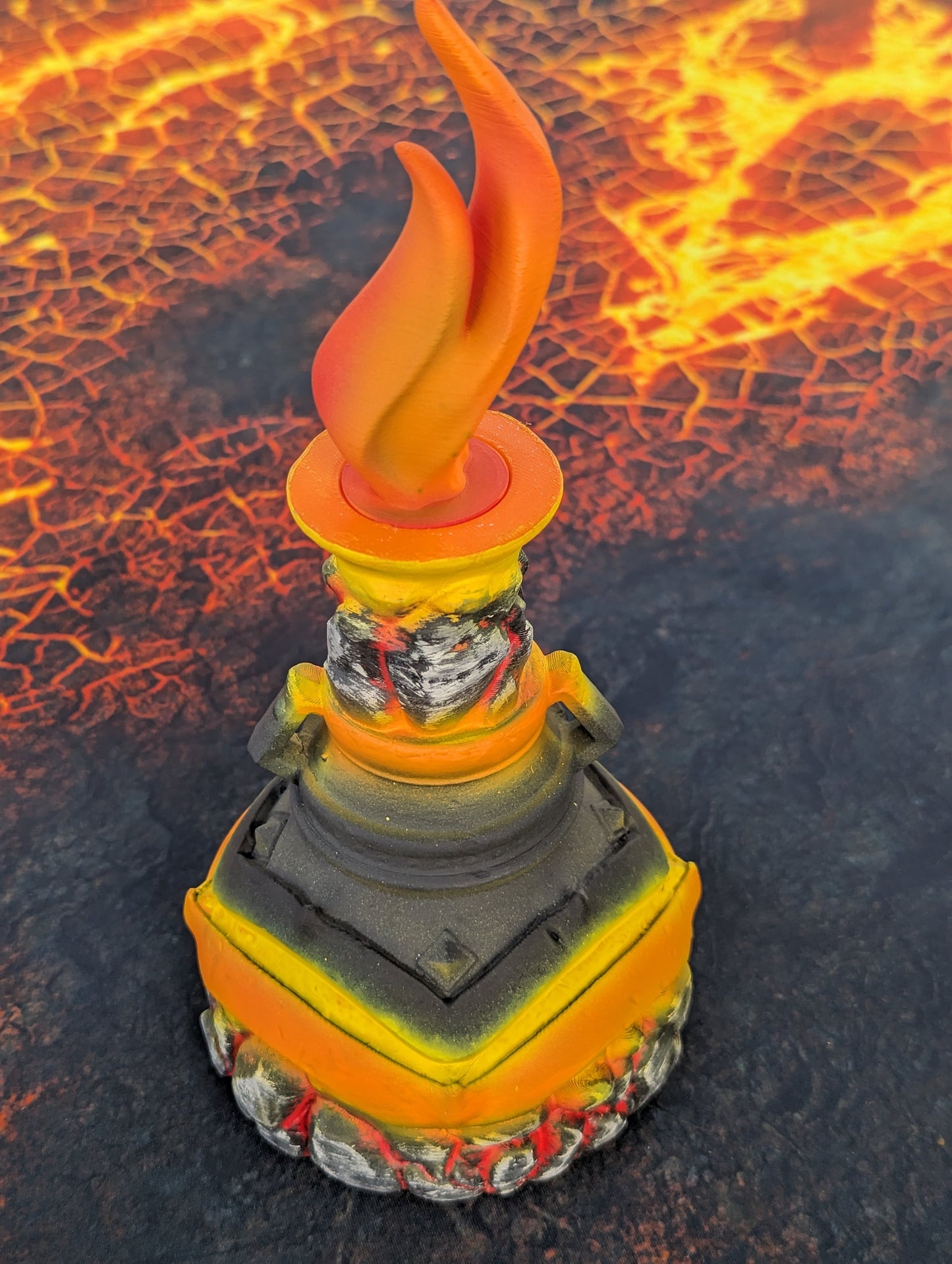 Fire Giant's Strength Potion 3D Printed Dice Jail | RPG Dice Vault | D20 Storage Box- Channel Molten Might!