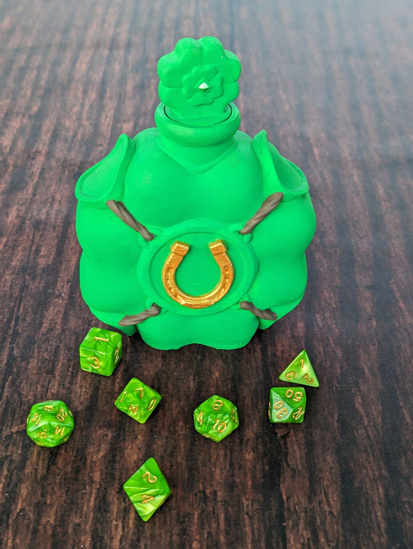 Luck Potion 3D Printed Dice Jail | RPG Dice Vault | D20 Storage Box | Player Gift - Elevate Your Game with a Touch of Fate!