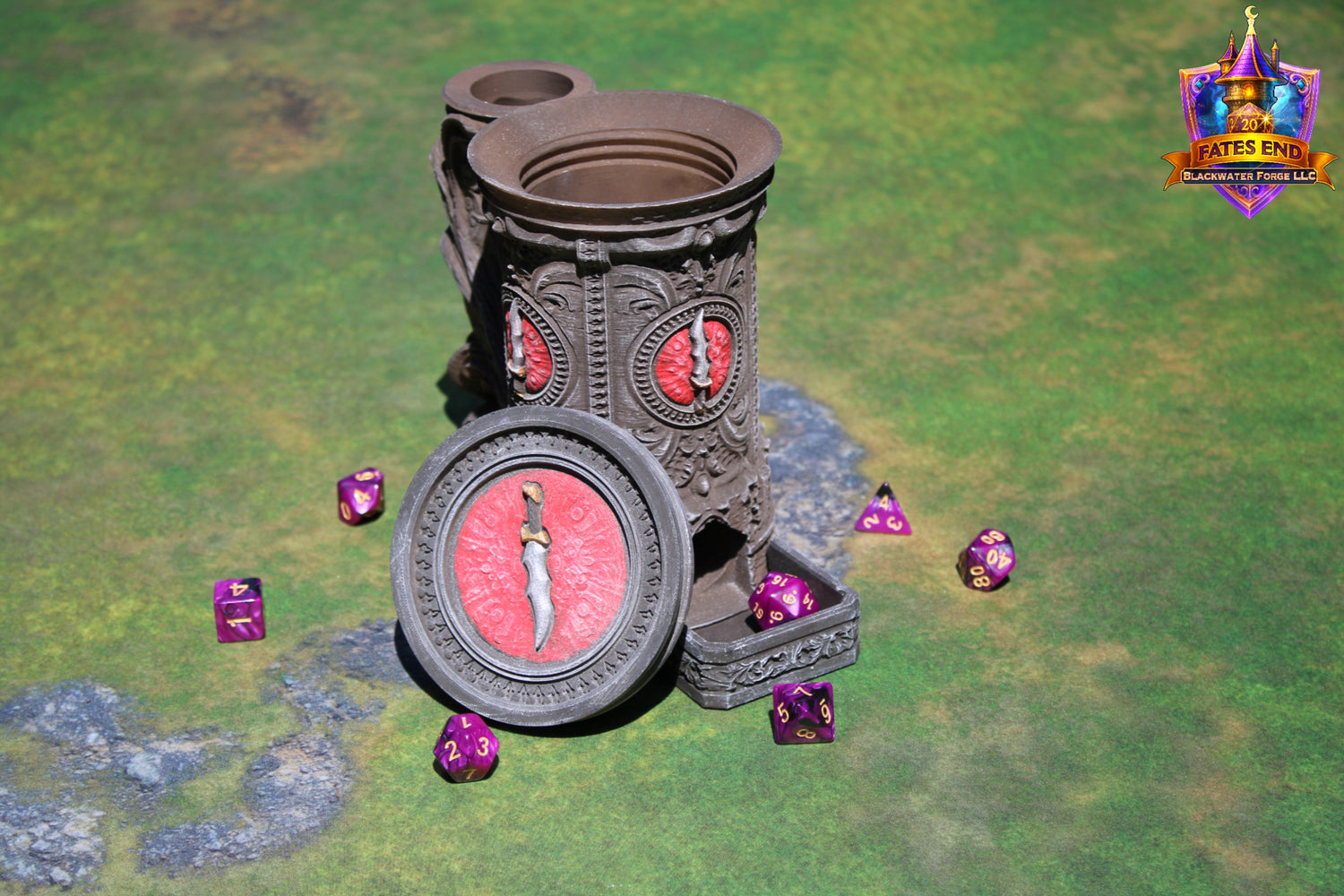 RPG Tankards: Dice Tower and Can Holder Combo Fate's End Collection