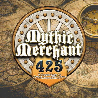Mimic Treasure Chest 3D Printed Dice Tower - Mythic Mugs Collection by Ars Moriendi 3D| Dice Tray | D20 Dice Vault - Unleash the Mimic Magic