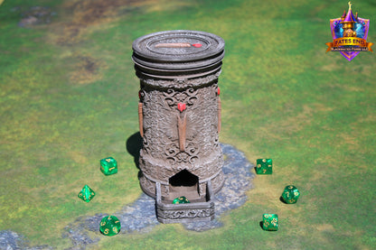 Ranger 3D Printed RPG Dice Tower & Can Holder Combo: Fate's End Collection