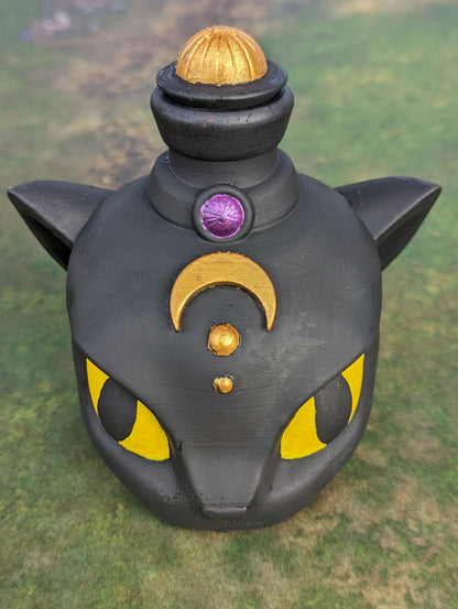 Darkvision - Cat's Agility Potion 3D Printed Dice Jail | RPG Dice Vault | D20 Storage Box  | Player Gift - Enhance Nighttime Adventures!
