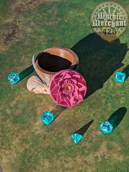 Druid Class 3D Printed Dice Storage Box | Dice Vault | Dice Jail | Tabletop RPG Gaming Cosplay - Dungeons and Dragon DnD D&D Wargaming