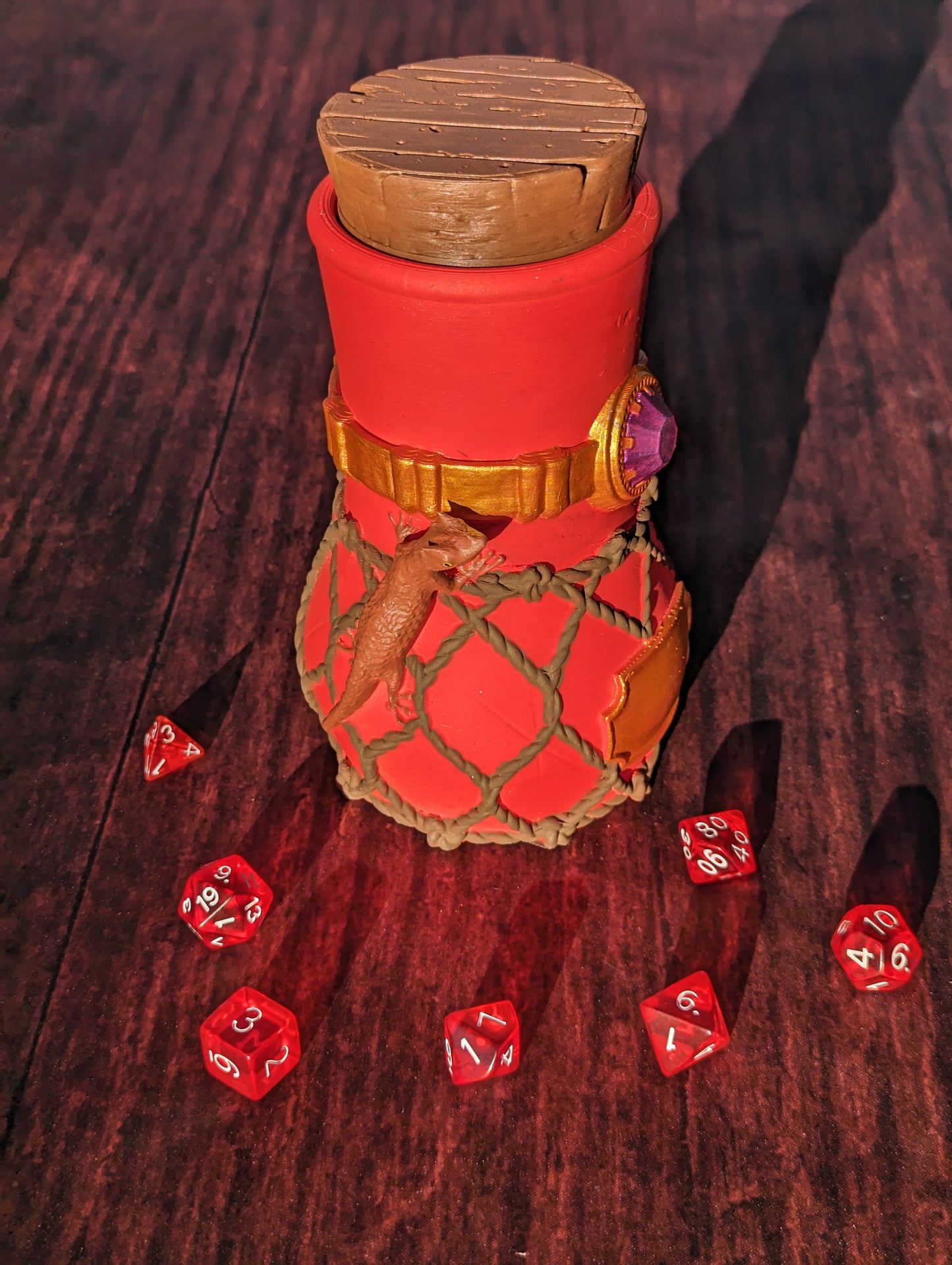 Wizard 3D Printed Mythic Mug Dice Vault & DnD Can Holder- Mythic Mugs- Ars Moriendi 3D - Unlock Arcane Wonders!