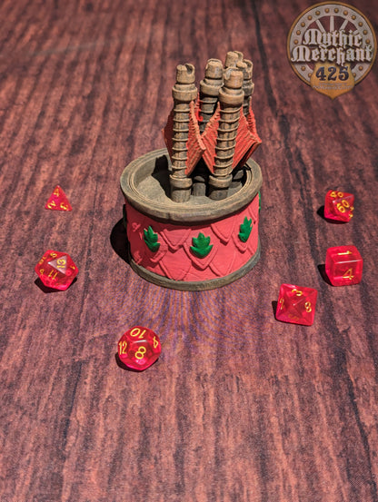 Ranger Class 3D Printed Dice Jail | RPG Dice Vault | D20 Storage Box  | Wargaming - Player Gift - Traverse Wild Realms with Precision Rolls.