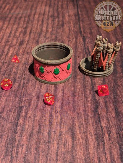 Ranger Class 3D Printed Dice Jail | RPG Dice Vault | D20 Storage Box  | Wargaming - Player Gift - Traverse Wild Realms with Precision Rolls.