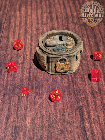 Rogue Class 3D Printed Dice Jail | RPG Dice Vault | D20 Storage Box  | Wargaming - Player Gift - Stealth, Shadows & Sharp Rolls.