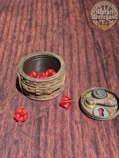 Rogue Class 3D Printed Dice Jail | RPG Dice Vault | D20 Storage Box  | Wargaming - Player Gift - Stealth, Shadows & Sharp Rolls.