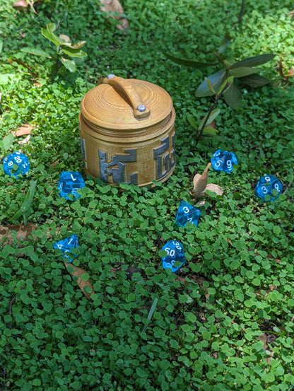 Monk 3D Printed Dice Jail | RPG Dice Vault | Mythic Mugs Collection by Ars Moriendi 3D- Channel Inner Peace with Every Roll!