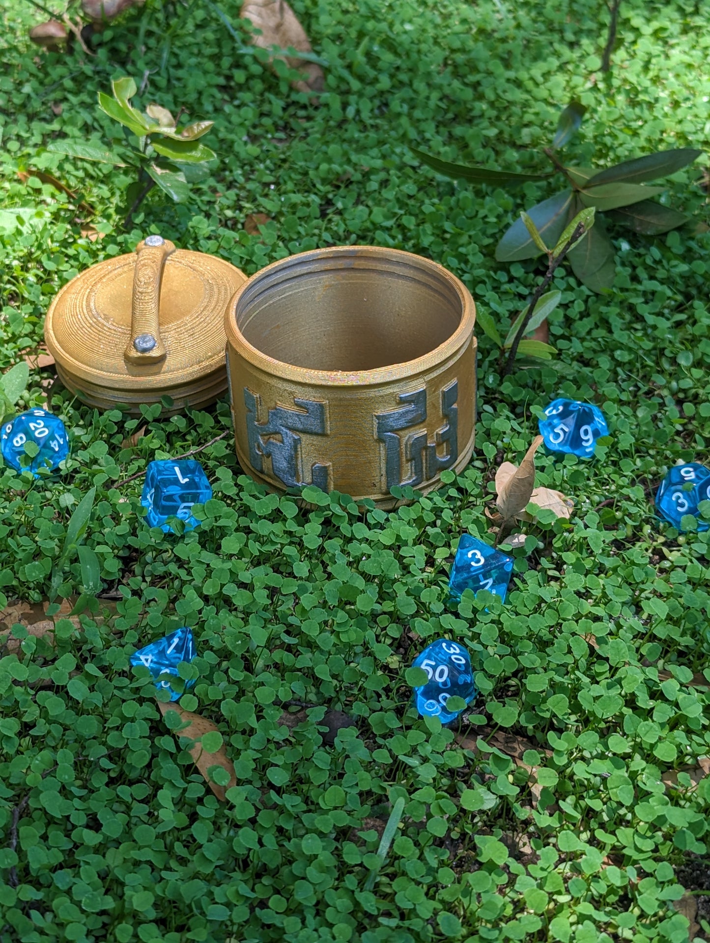 Monk Class 3D Printed Dice Jail | RPG Dice Vault | D20 Storage Box  | Fantasy RPG Cosplay - Wargaming - Channel Inner Peace with Every Roll.