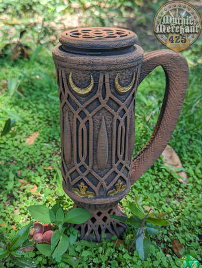 Elven 3D Printed Can Holder| Koozie | Elf Mug Stein | Mythic Mugs Collection by Ars Moriendi 3D- Embrace the Elegance of Elven Enchantment!