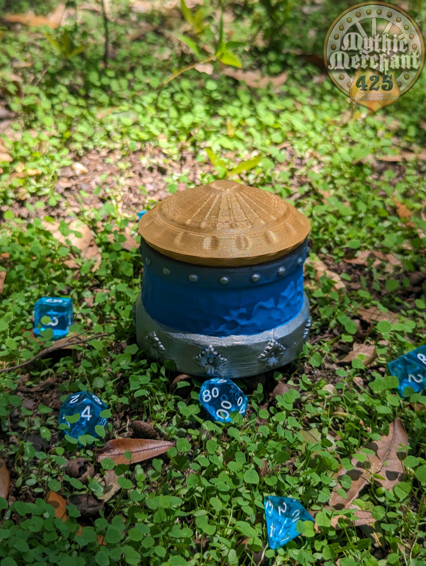 Lion's Brew 3D Printed Dice Jail | Tabletop Coaster | Mythic Mugs Collection by Ars Moriendi 3D - Adventure Calls!