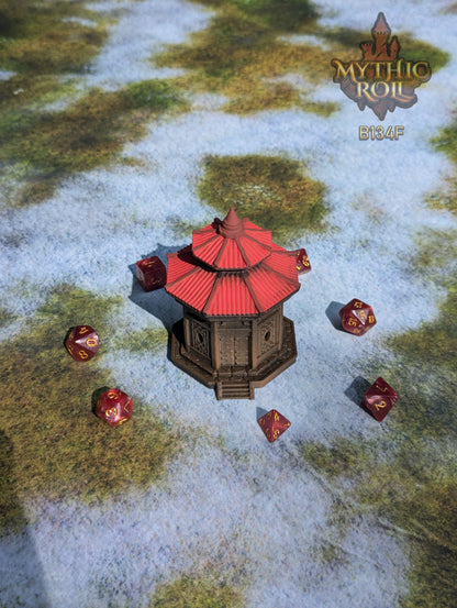 Samurai Warrior Chinshi-Shizuka 3D Printed Dice Jail | RPG Dice Vault | D20 Storage Box | Player Gift Mythic Roll by Unchained Games