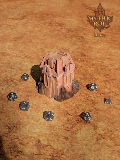 Ancient Anomaly 3D Printed Dice Box/Jail/Vault by Unchained Games - Mythic Roll Collection - Guard Your Dice with Secrets from Time's Abyss.