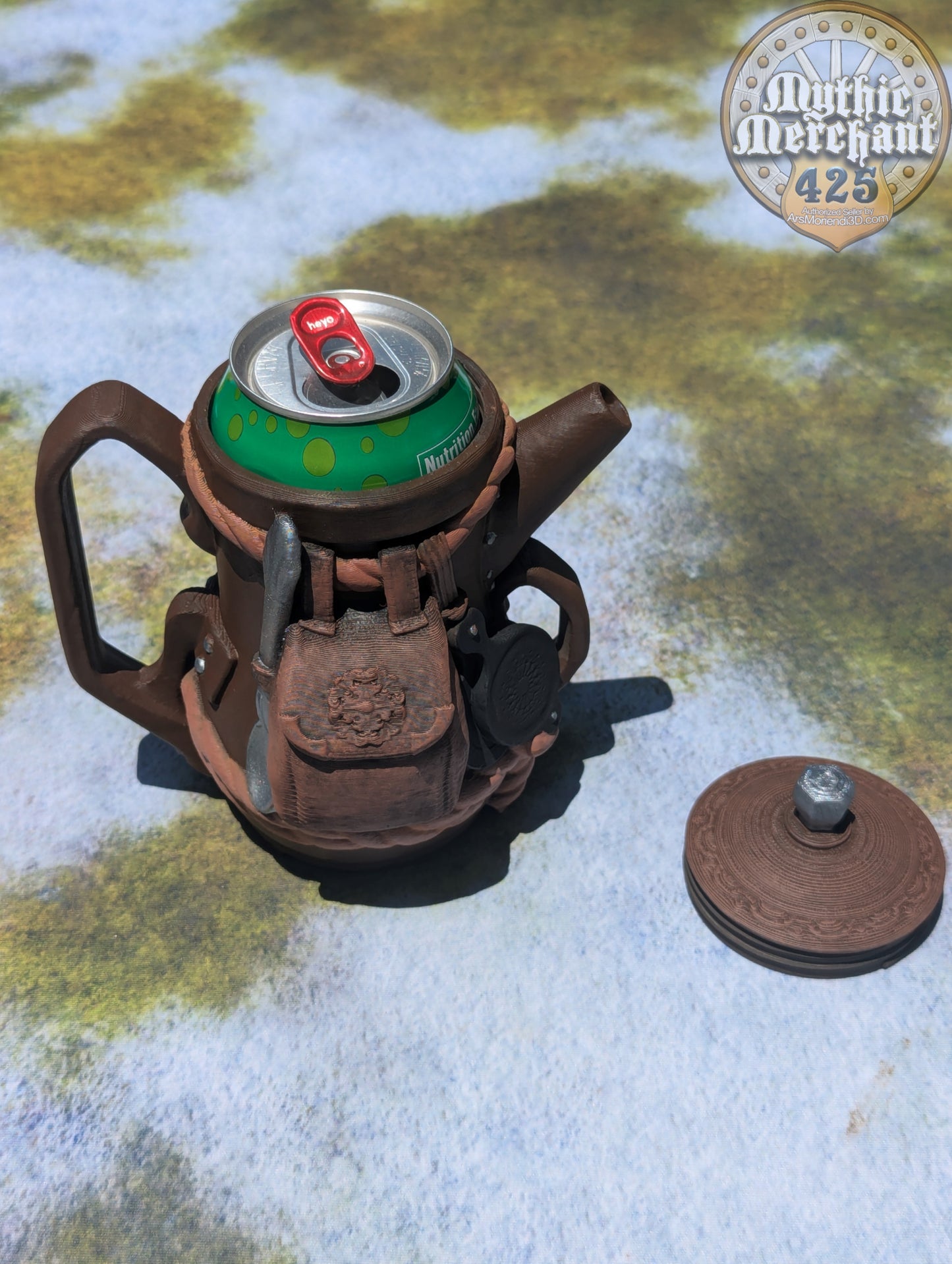 Gnome 3D Printed Can Holder- Mythic Mugs Collection by Ars Moriendi 3D- Embrace the Whimsy of the Gnomes!