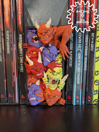 Imp Demons 3D Printed Book Nook- Miniatures of Madness- Step Into the Shadows!