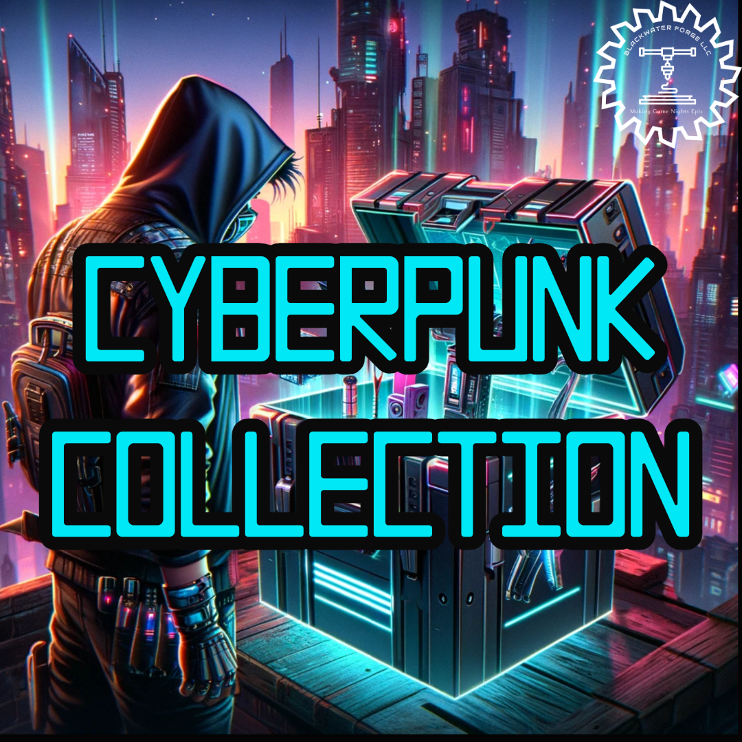 Cyberpunk Nexus Box| Cyberpunk Sci-Fi Mystery Loot Box | Dice Tower | RPG Dice Jail | DnD Can Holder | Player Gifts - Enter the Future!