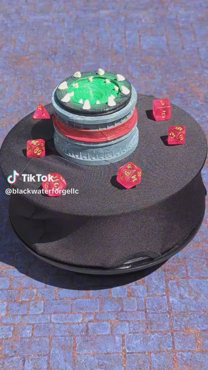 Warlock 3D Printed Dice Jail | RPG Dice Vault | D20 Box | Player Gift - Unleash the Mystic Power with the Warlock Dice Jail!