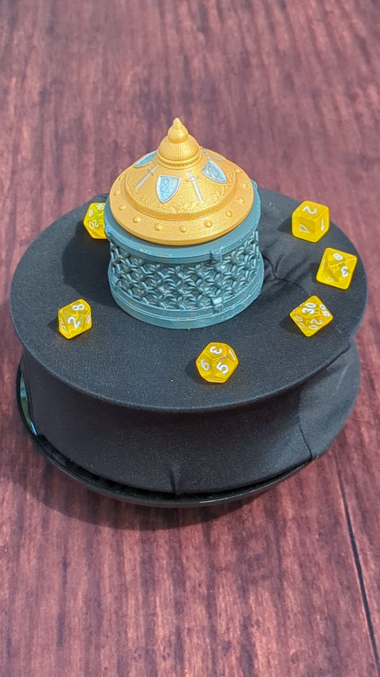 Fighter 3D Printed Dice Vault | Dice Jail | DnD Can Holder | Table Coaster | Mythic Mugs by Ars Moriendi 3D- Arm Yourself for Glory!