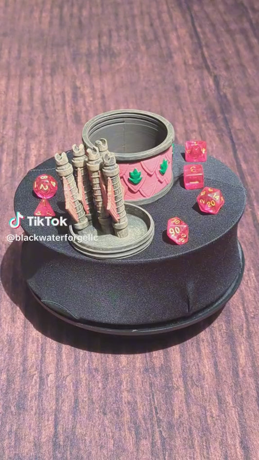 Ranger Class 3D Printed Dice Jail | RPG Dice Vault | D20 Storage Box  | Wargaming - Player Gift - Traverse Wild Realms with Precision Rolls.